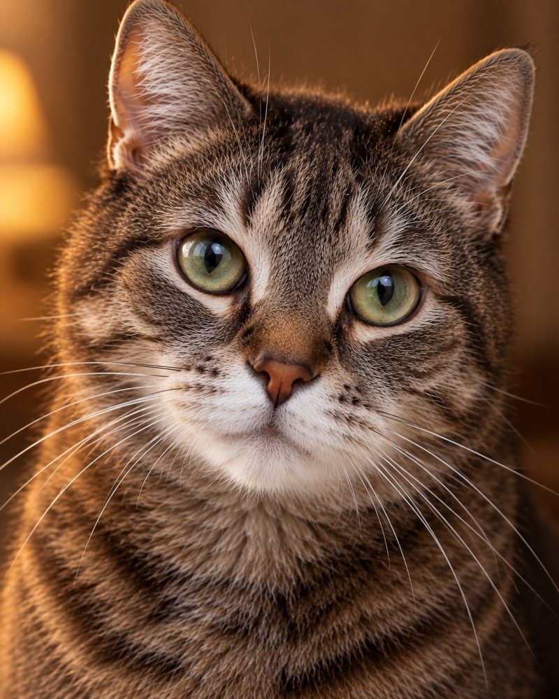 Original source photo for Senior cat memorial word art portrait